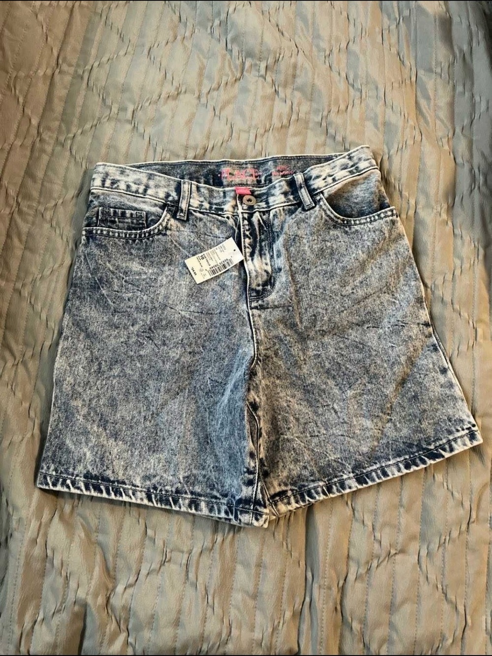 The Children's Place Acid-Wash Denim Shorts - Girls